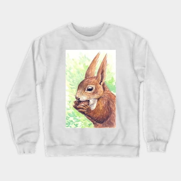 Squirrel Crewneck Sweatshirt by katerinamk